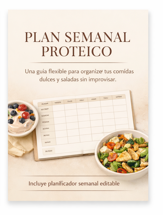 PLAN SEMANAL PROTEICO